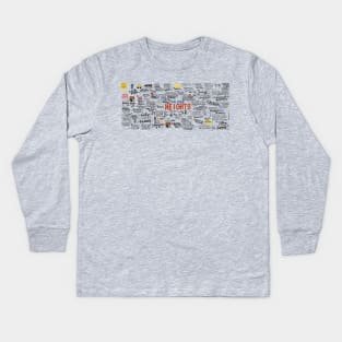 In The Heights - Sketch Notes Kids Long Sleeve T-Shirt